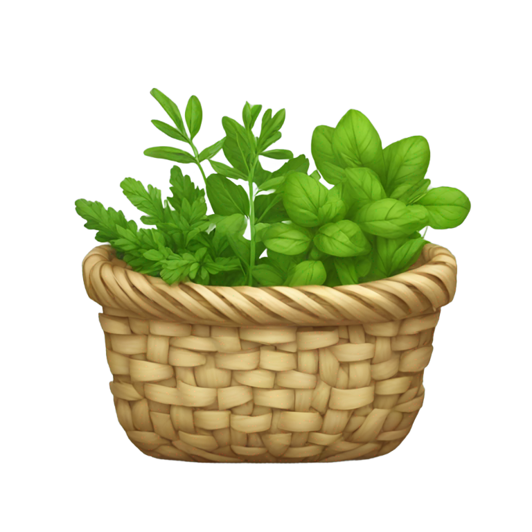 genmoji：herbs basket