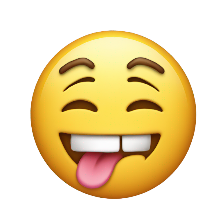 genmoji：吐舌头的表情符号