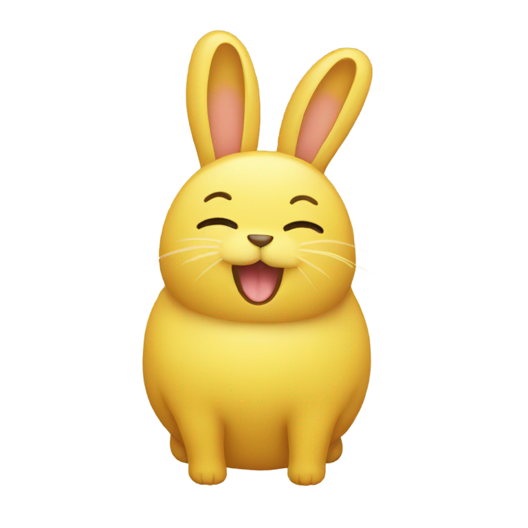 genmoji: emoji yellow bun smiling