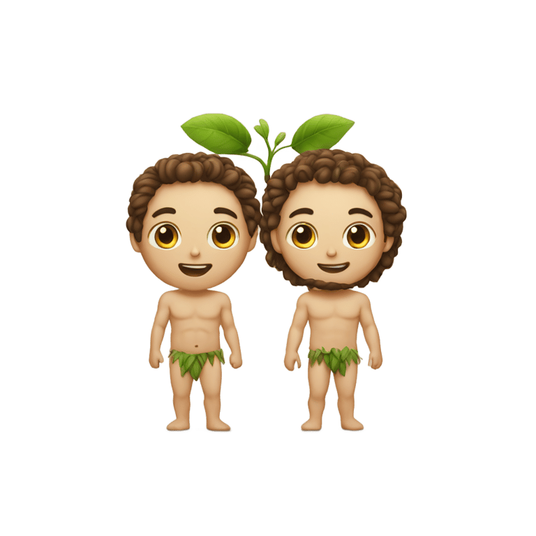 絵文字：Adam and Eve