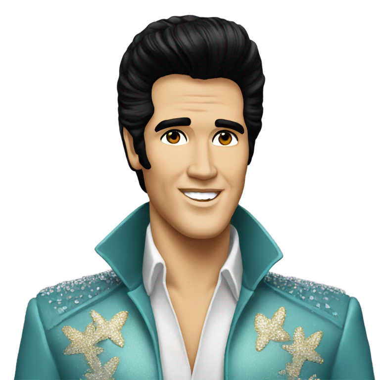 genmoji: elvis presley