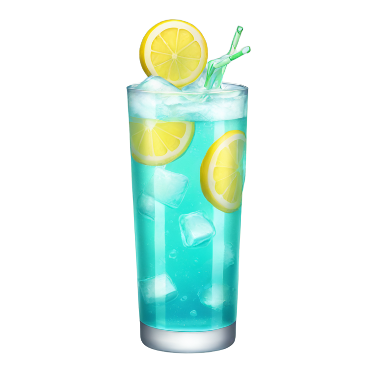絵文字：レモンのソーダ一杯
