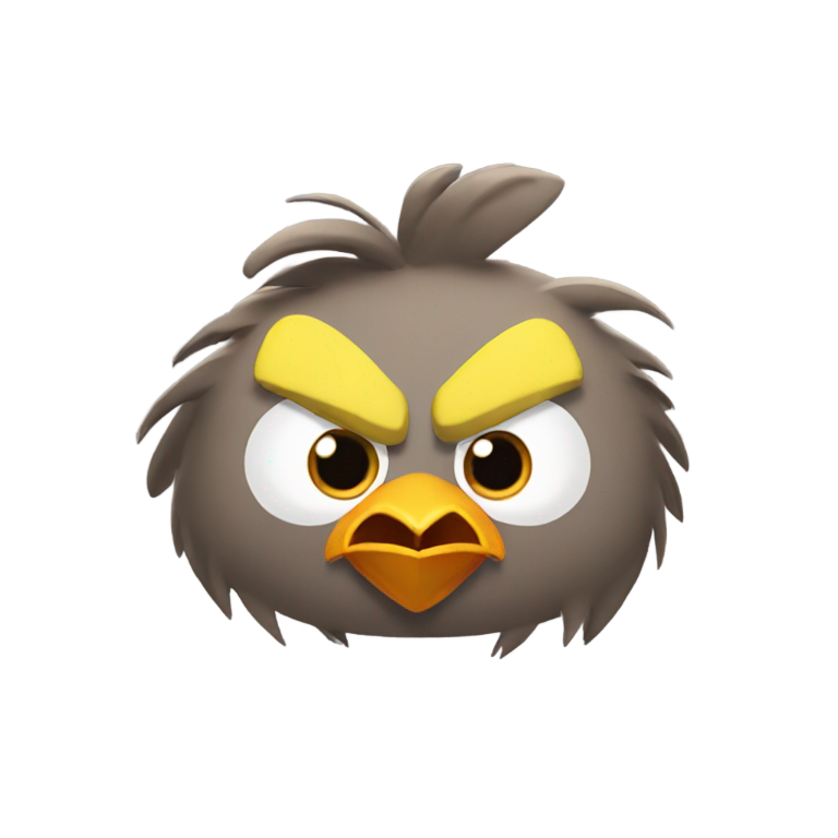 genmoji : Matilda d'Angry Birds