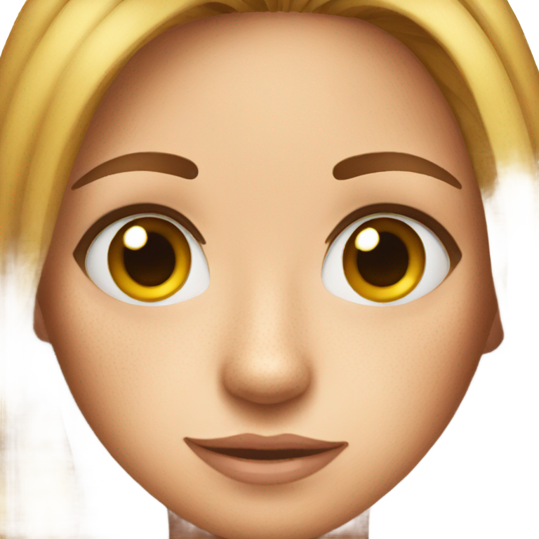genmoji : Fille aux taches de rousseur