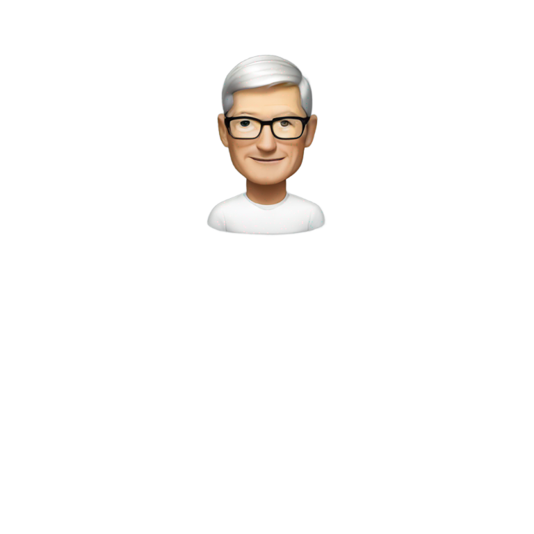 genmoji : Tim Cook with android