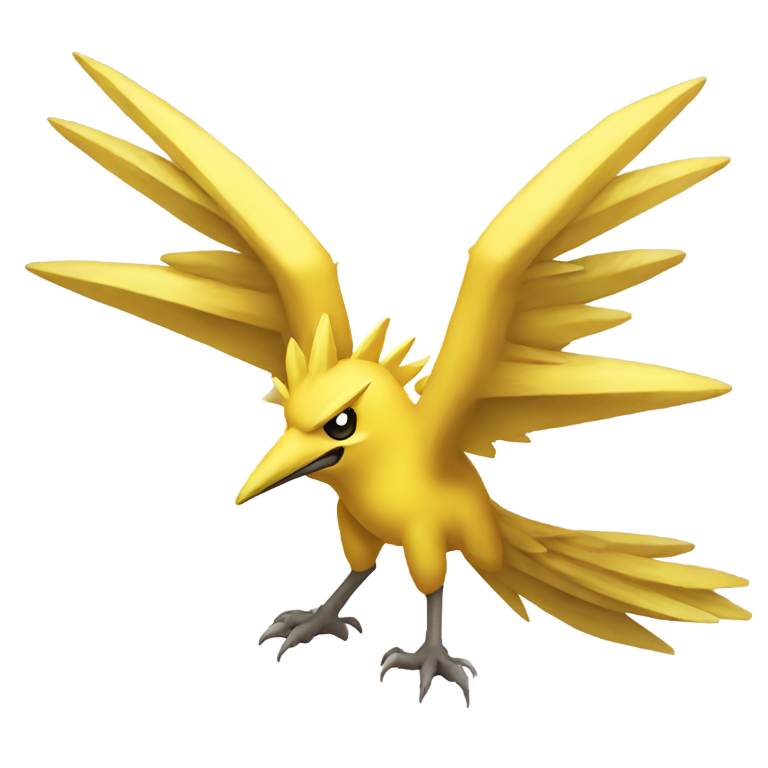 genmoji : Zapdos Pokémon