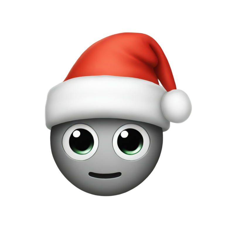 genmoji：圣诞帽