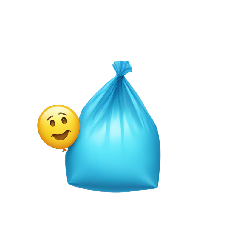 genmoji : Sac plastique en ballon