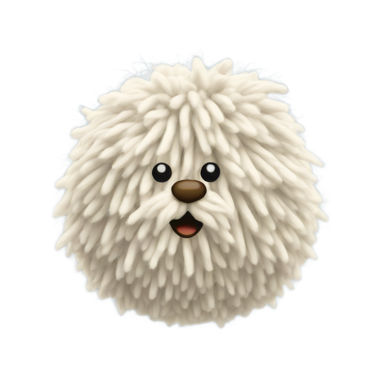 絵文字：a tuft of wool