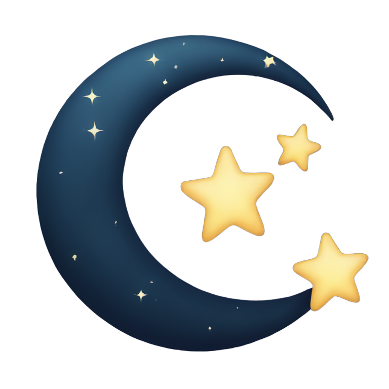 genmoji：crescent and star