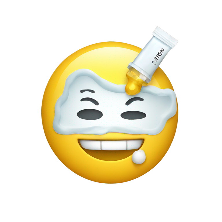genmoji：吸毒过量的快乐脸