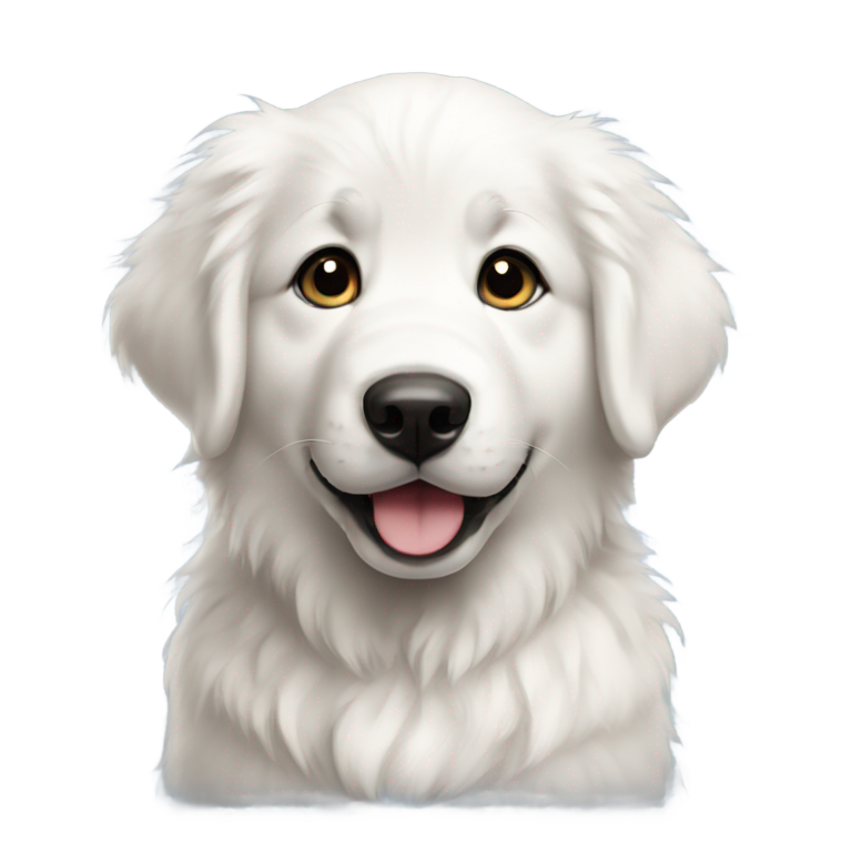 genmoji : Bébé Grand Pyrénées