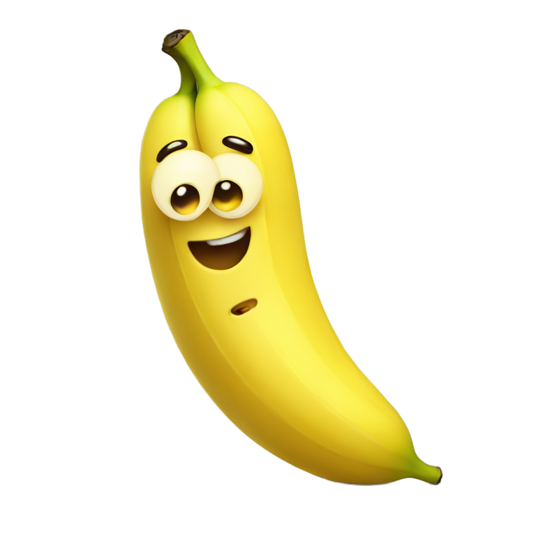 genmoji: Banana and worm