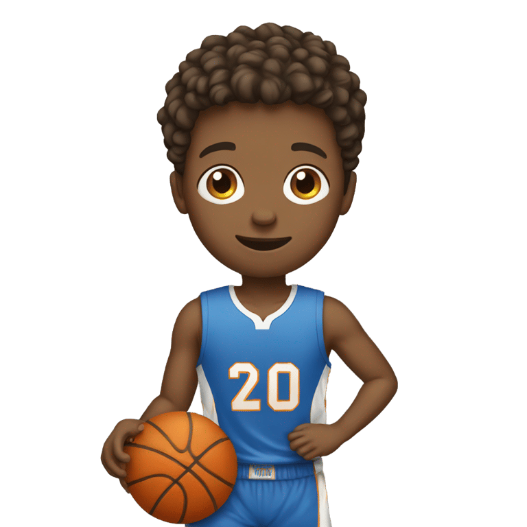 genmoji：Boy with basketball