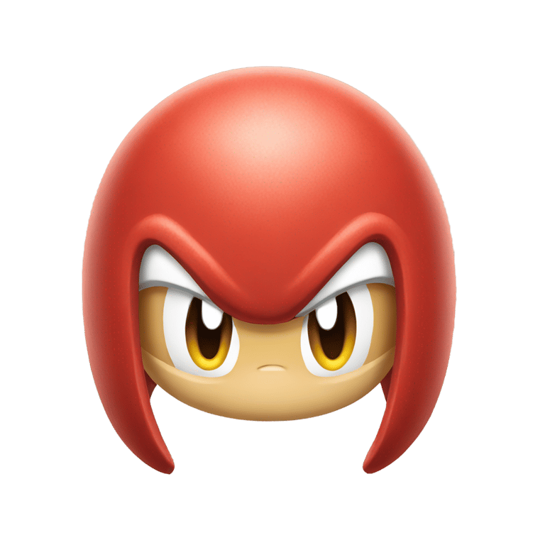 genmoji : Knuckles from sonic