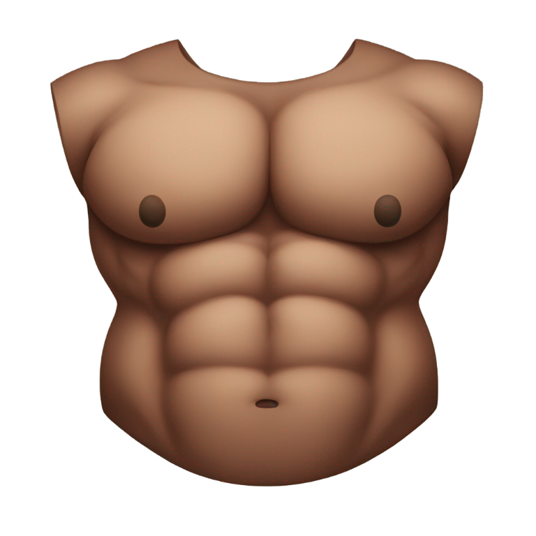 genmoji : Ventre musclé