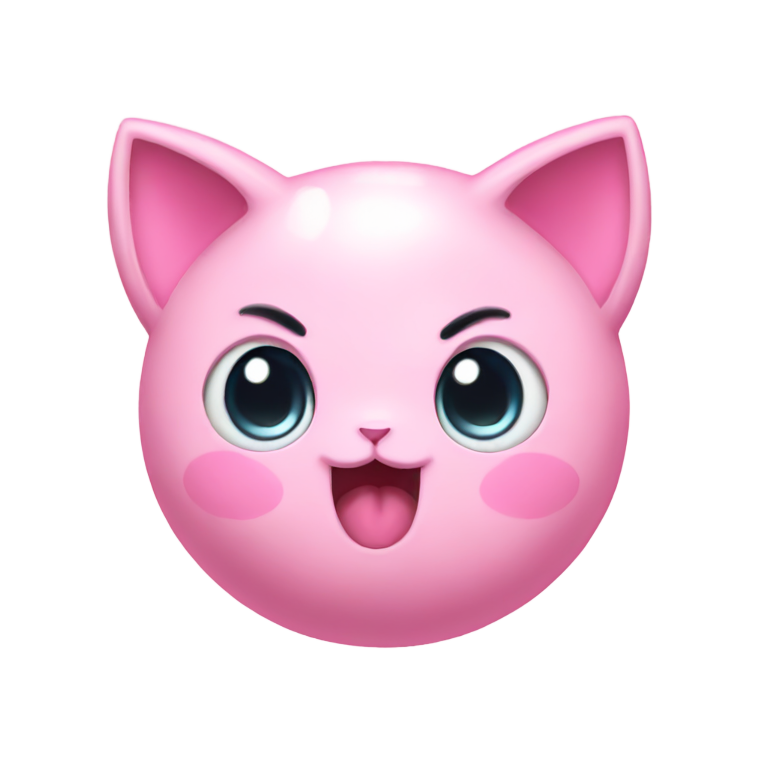 genmoji: regular jigglypuff