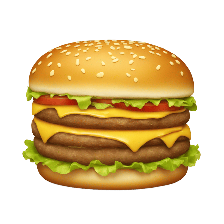 genmoji : Burger juteux