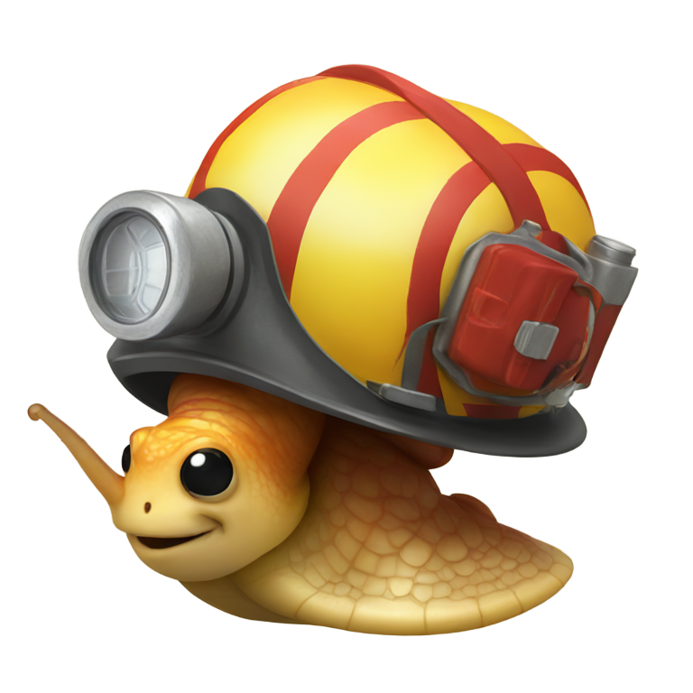 genmoji：消防员蜗牛