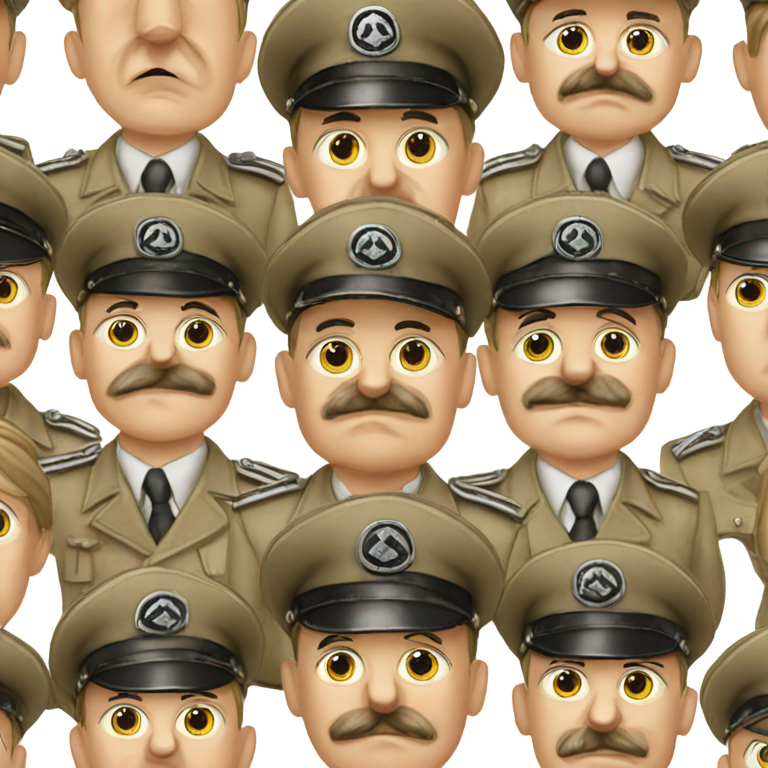 genmoji : Adolf Hitler, le Führer du Troisième Reich