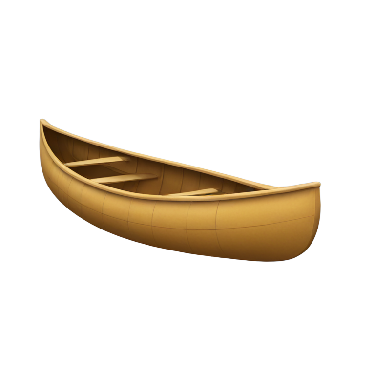genmoji：带双翼的独木舟