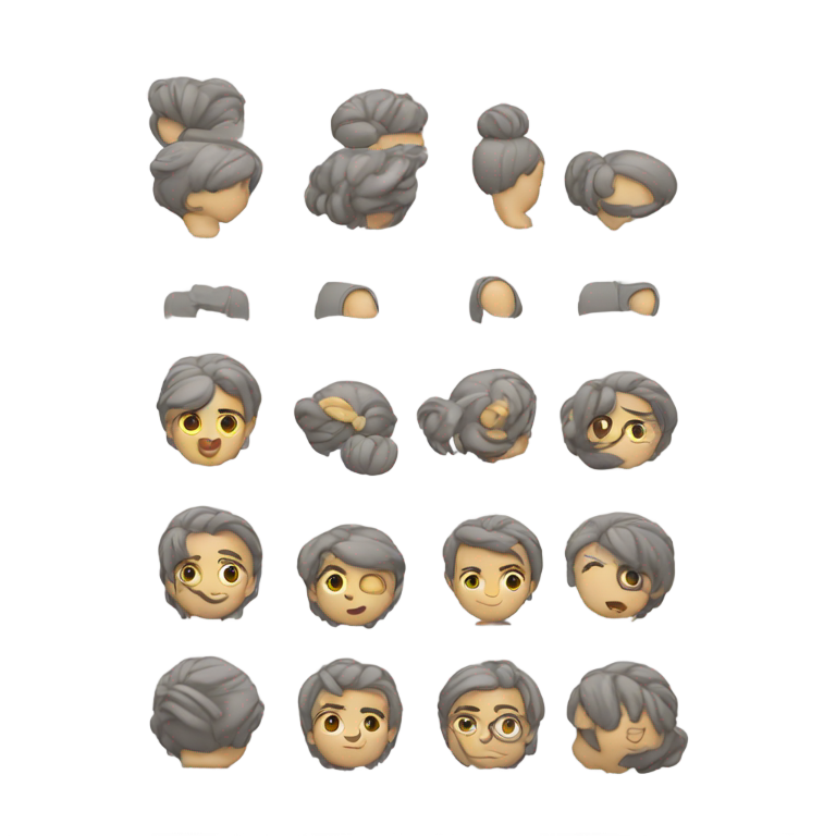 genmoji：Gray words "Your genmoji is being created..."