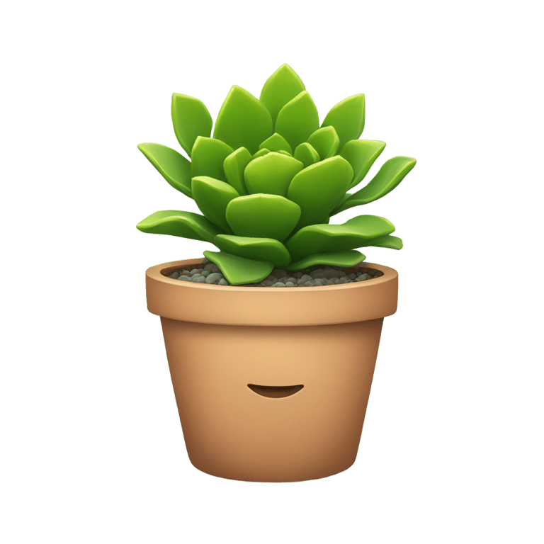 genmoji：瓶中美丽的仙人掌