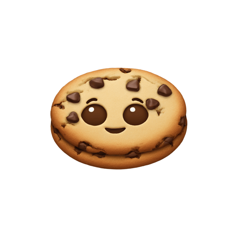 genmoji: Cookie, shoe, chocolate