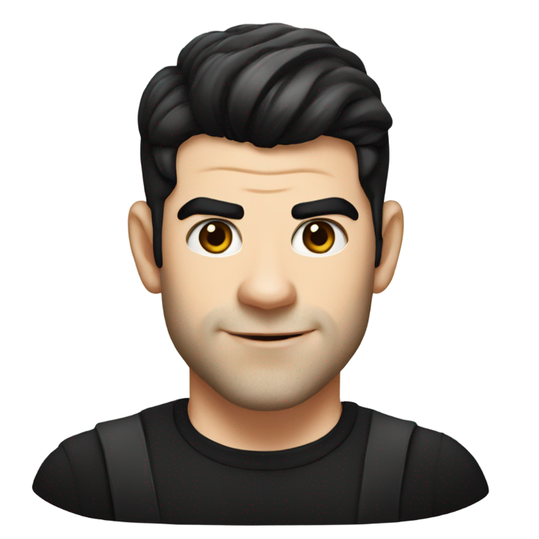 genmoji：马克斯·格林菲尔德穿黑色连衣裙
