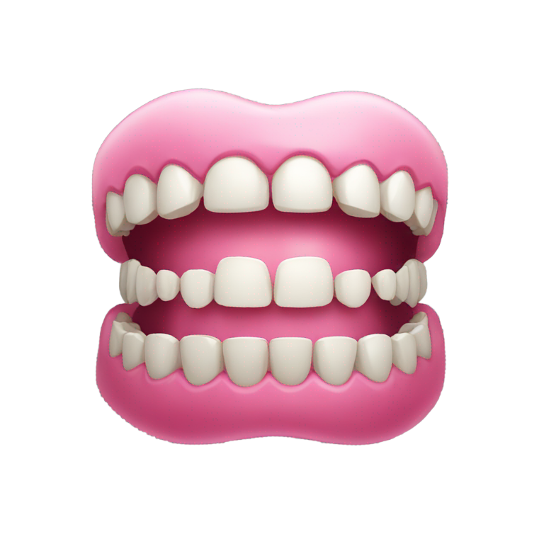 genmoji: Curvidentate teeth