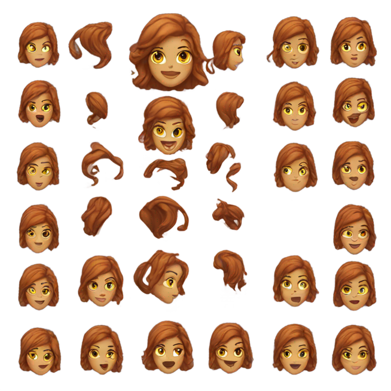 絵文字：超ホットな女の子