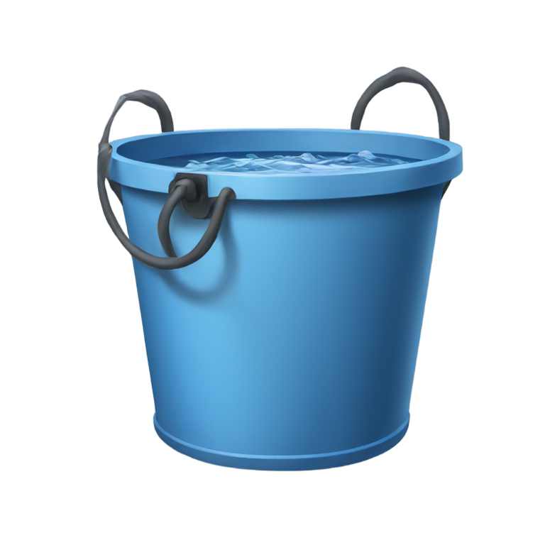絵文字：水バケツ