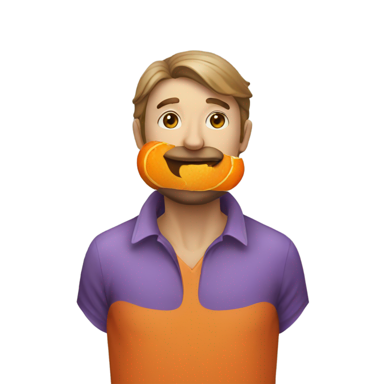 genmoji：一个橙色的无花果