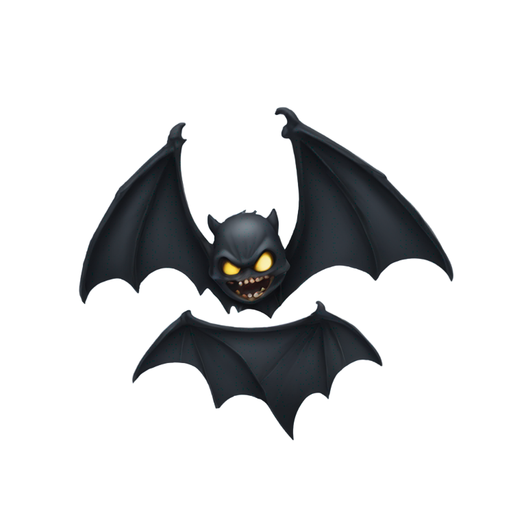 genmoji : Chauve-souris de la mort