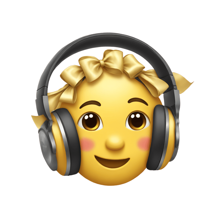 genmoji：有绳带的耳机