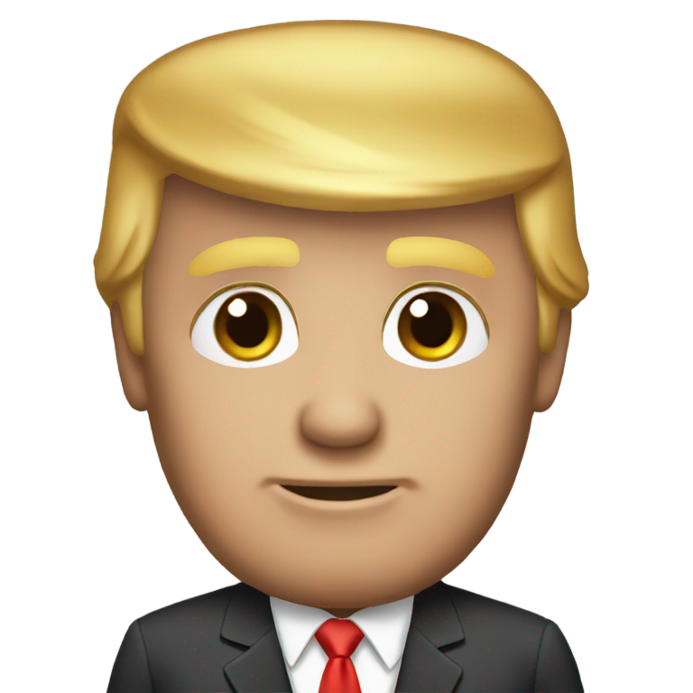genmoji : Fabriquez Donald Trump