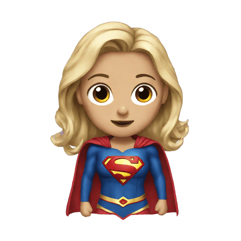 絵文字：Supergirl