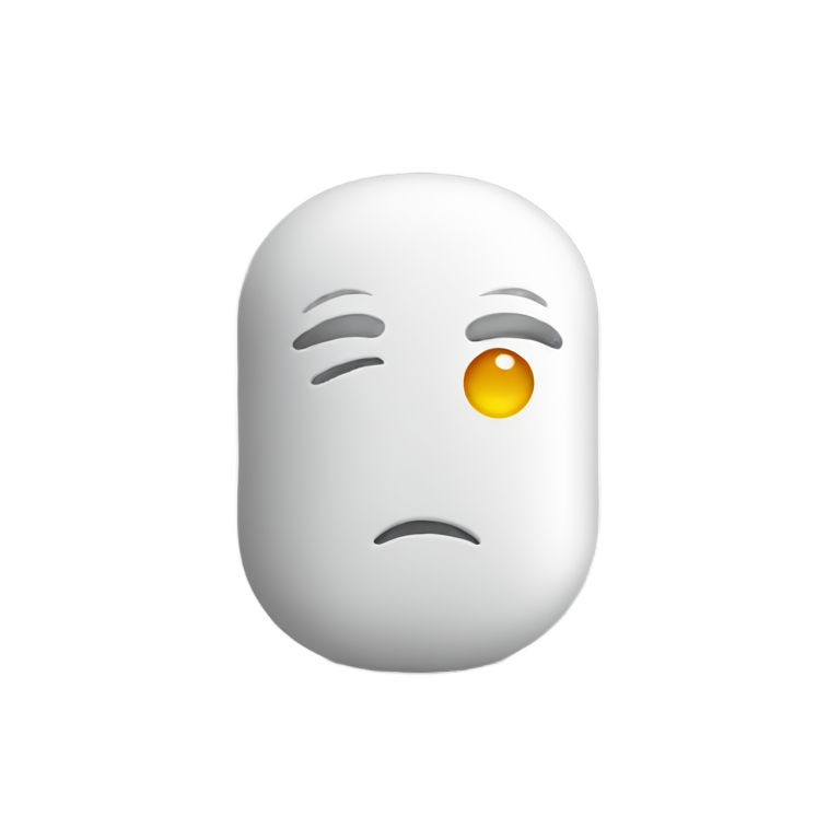 絵文字：薬について考え中