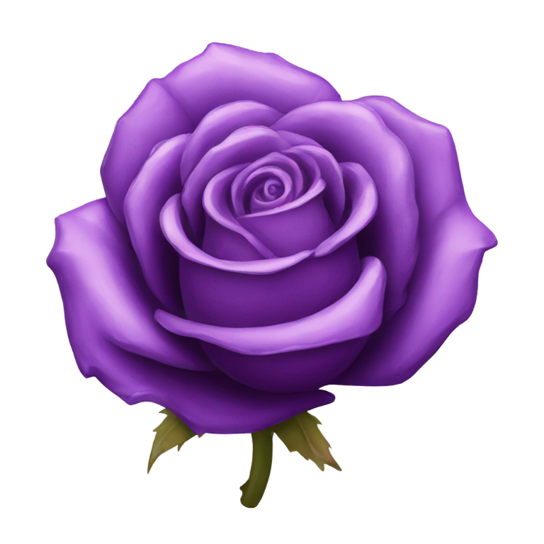 genmoji : Rose en peinture d'améthyste