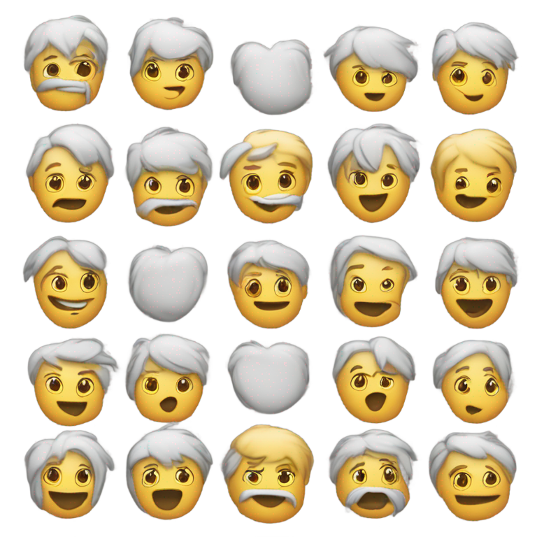 genmoji: A buch of diffrent pucking in diffrent sytle
