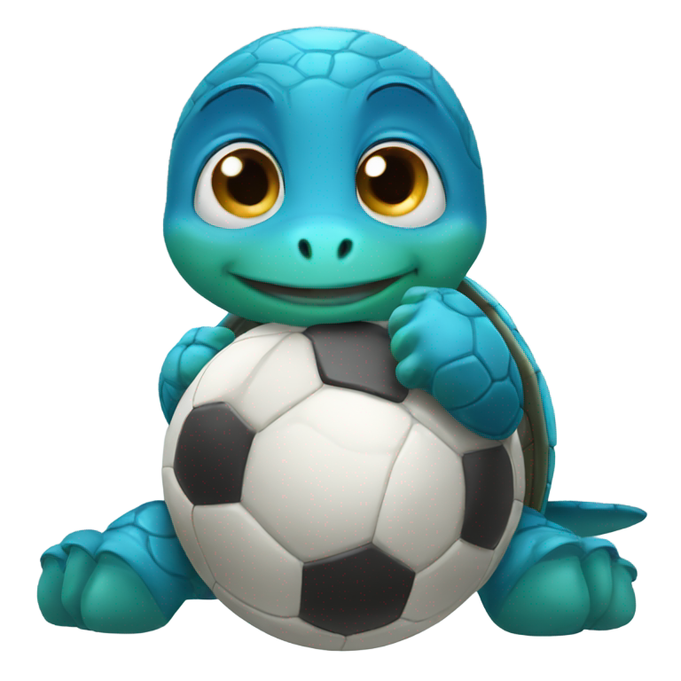絵文字：サッカー ブルータートル