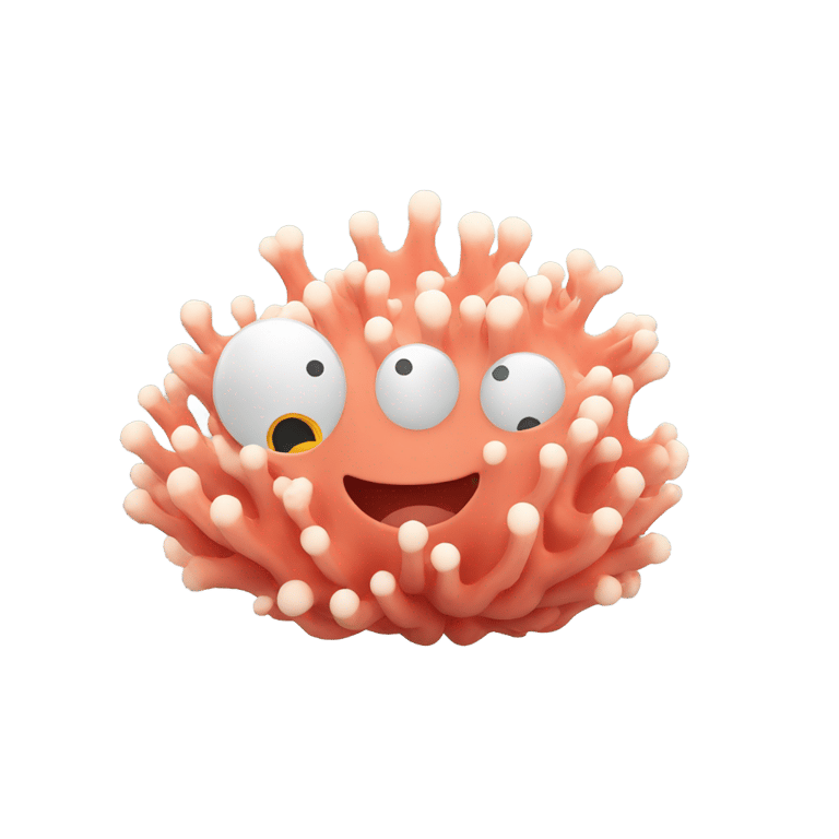 絵文字：make a happy piece of coral