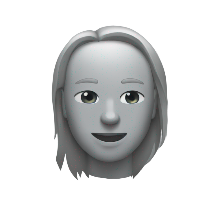 genmoji：Gray slashed through word "for"