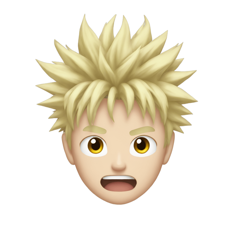 genmoji：Angry Katsuki Bakugo