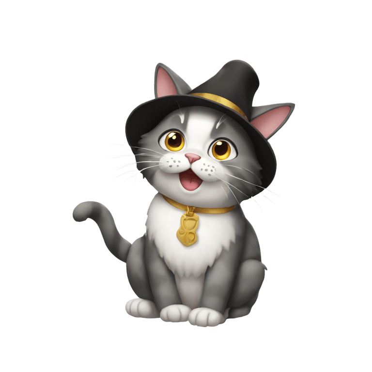 genmoji：犹太教僧侣猫吐了