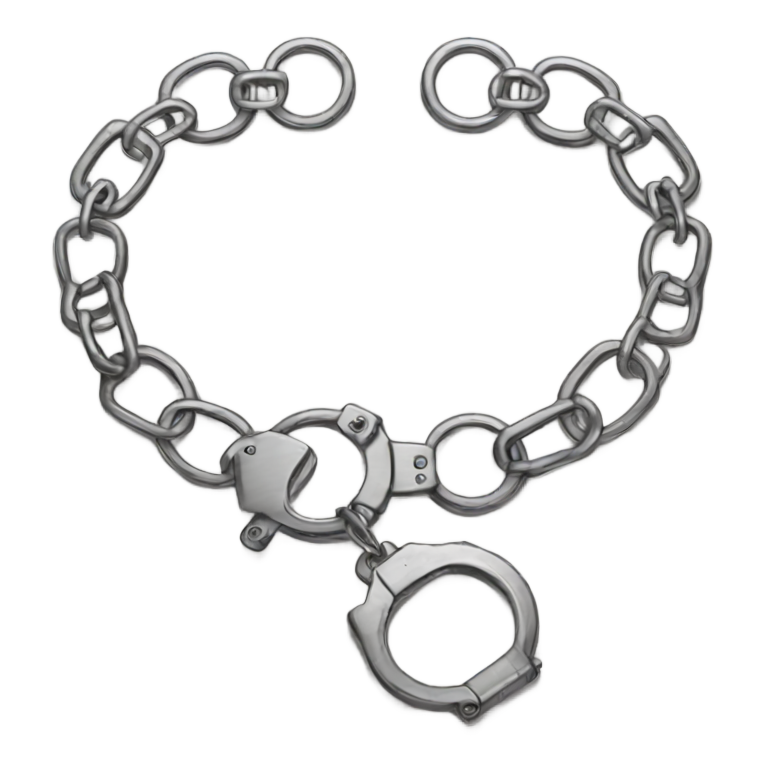 genmoji : handcuffs bracelets