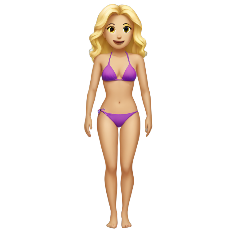 genmoji：比基尼金发女郎