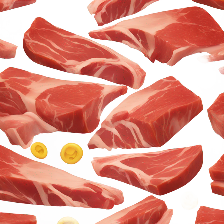 絵文字：肉のスライス