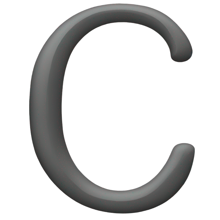 絵文字：筆記体アルファベットの「g」