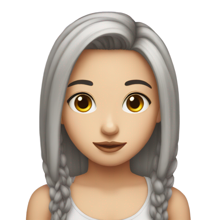 genmoji：alt cute girl